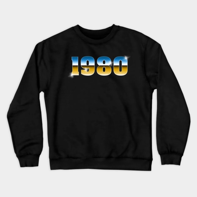 1980 Crewneck Sweatshirt by RickTurner